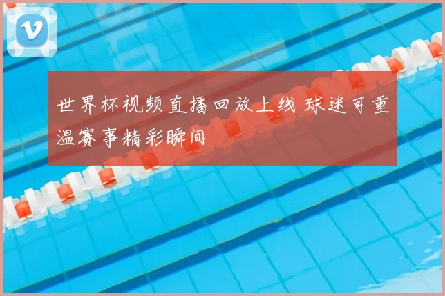 世界杯视频直播回放上线 球迷可重温赛事精彩瞬间